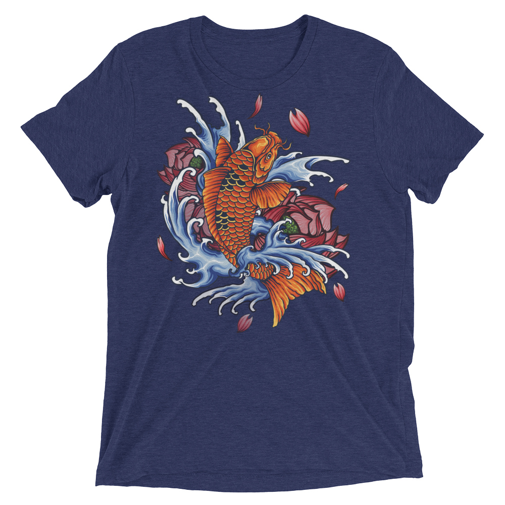 Koi (Triblend)-Triblend T-Shirt-Swish Embassy