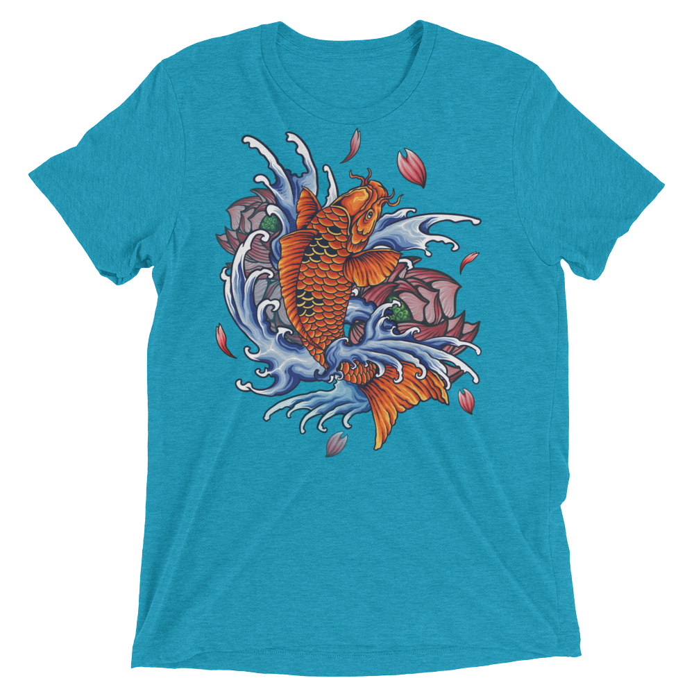 Koi (Triblend)-Triblend T-Shirt-Swish Embassy