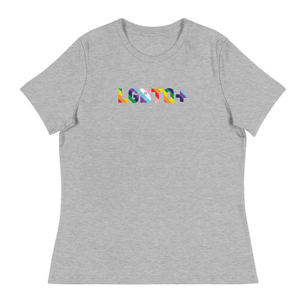 LGBTQ+ (Women's Relaxed T-Shirt)-Women's T-Shirts-Swish Embassy