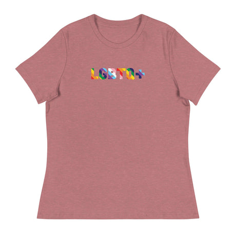 LGBTQ+ (Women's Relaxed T-Shirt)-Women's T-Shirts-Swish Embassy