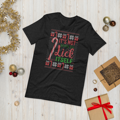 Lick Itself (Ugly Christmas)-Christmas T-Shirts-Swish Embassy