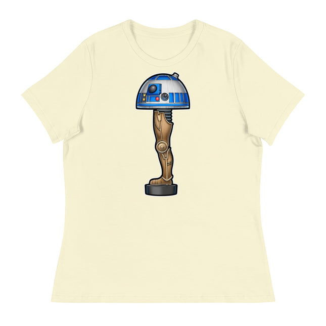 Light Droid (Women's Relaxed T-Shirt)-Women's T-Shirts-Swish Embassy