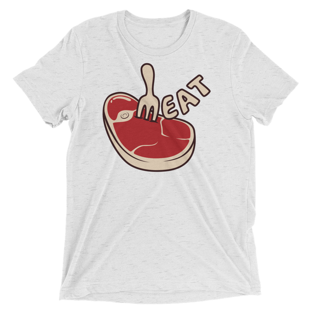 Meat (Triblend)-Triblend T-Shirt-Swish Embassy