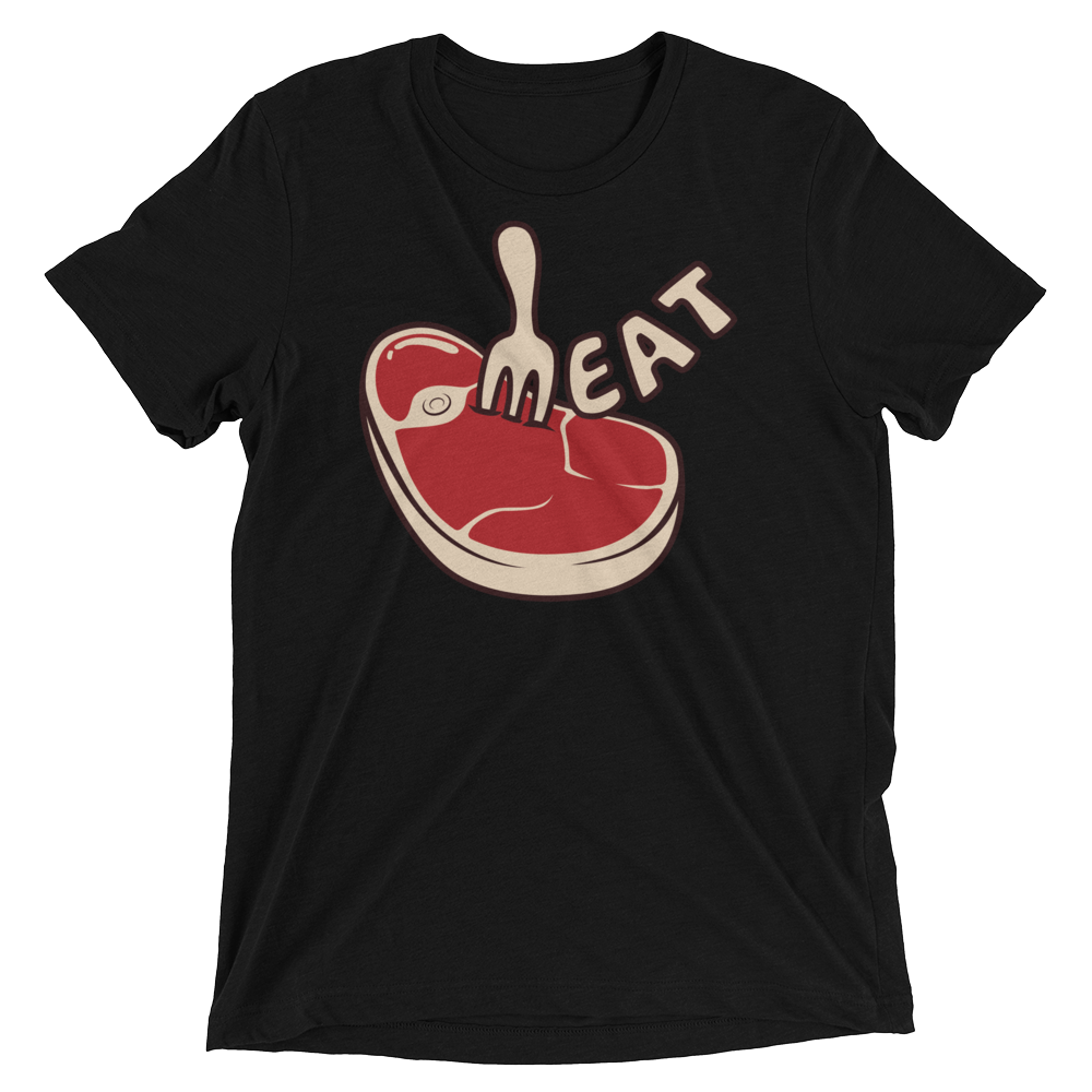 Meat (Triblend)-Triblend T-Shirt-Swish Embassy