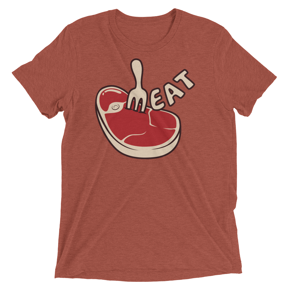 Meat (Triblend)-Triblend T-Shirt-Swish Embassy