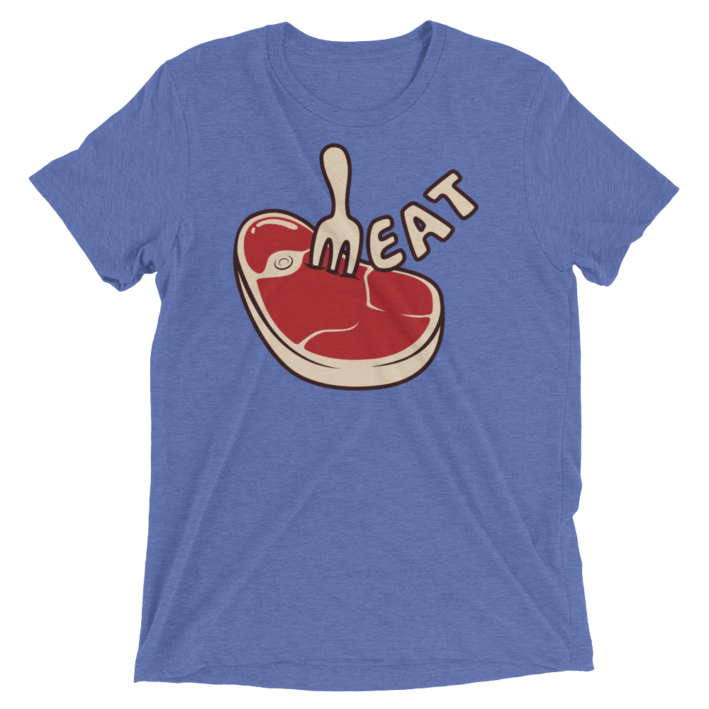 Meat (Triblend)-Triblend T-Shirt-Swish Embassy