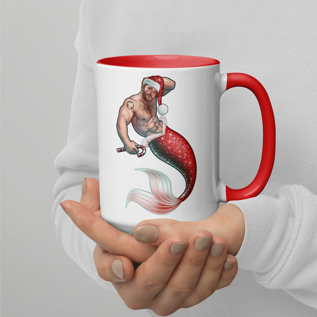 Merman Christmas (Christmas Mugs)-Mugs-Swish Embassy