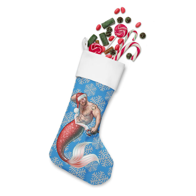 Merman Christmas (Christmas stocking)-Swish Embassy