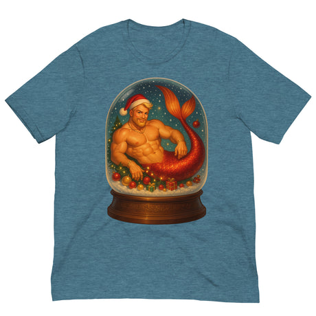 Merman in a Snow Globe-T-Shirts-Swish Embassy