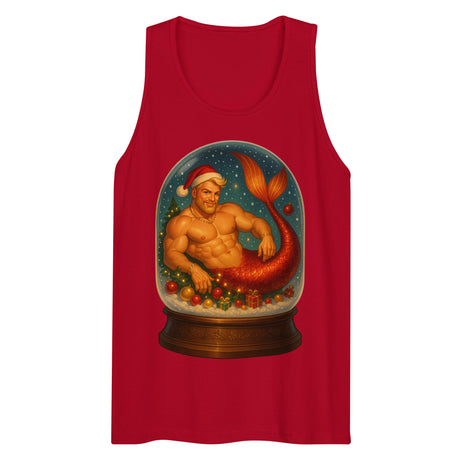 Merman in a Snow Globe (Tank top)-Tank Top-Swish Embassy