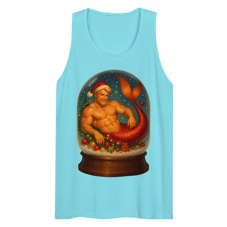 Merman in a Snow Globe (Tank top)-Tank Top-Swish Embassy