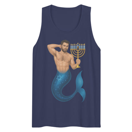 Mermenorah (Tank top)-Tank Top-Swish Embassy
