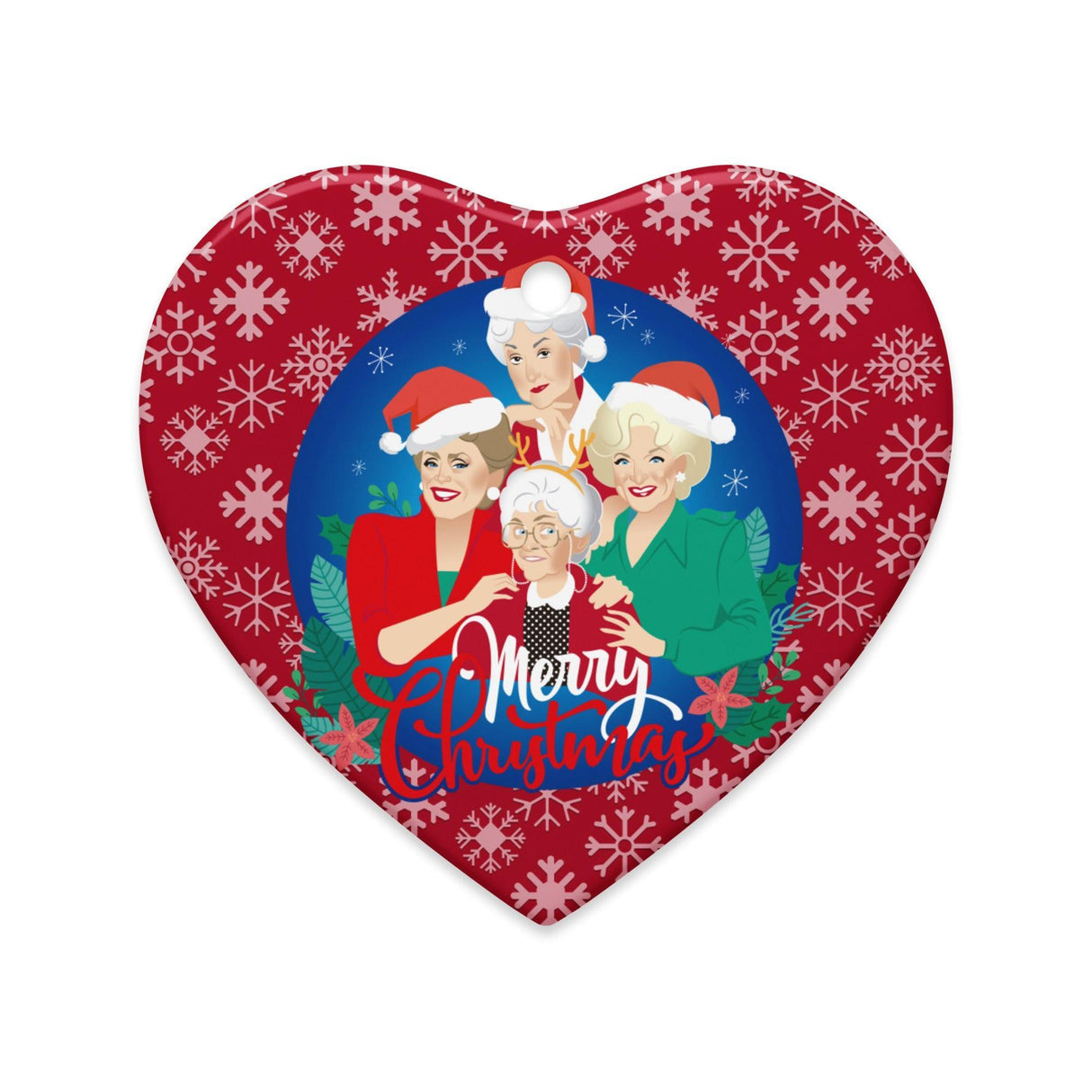 Miami Christmas (Ceramic ornament)-Ceramic Ornament-Swish Embassy