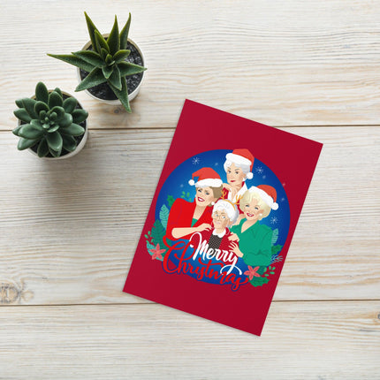Miami Christmas (Greeting card)-Christmas Card-Swish Embassy