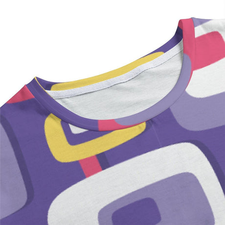Mid-Century Purple (Allover T-Shirt)-Allover T-Shirt-Swish Embassy