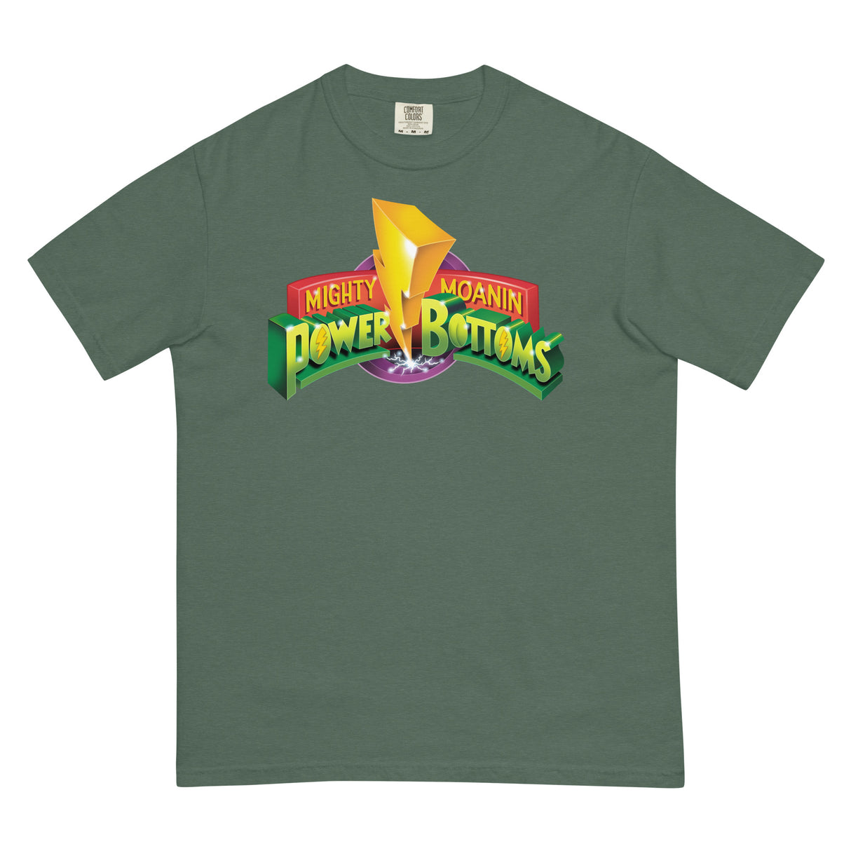 Mighty Moanin' Power Bottoms (Boxy Tee)-Boxy T-Shirt-Swish Embassy