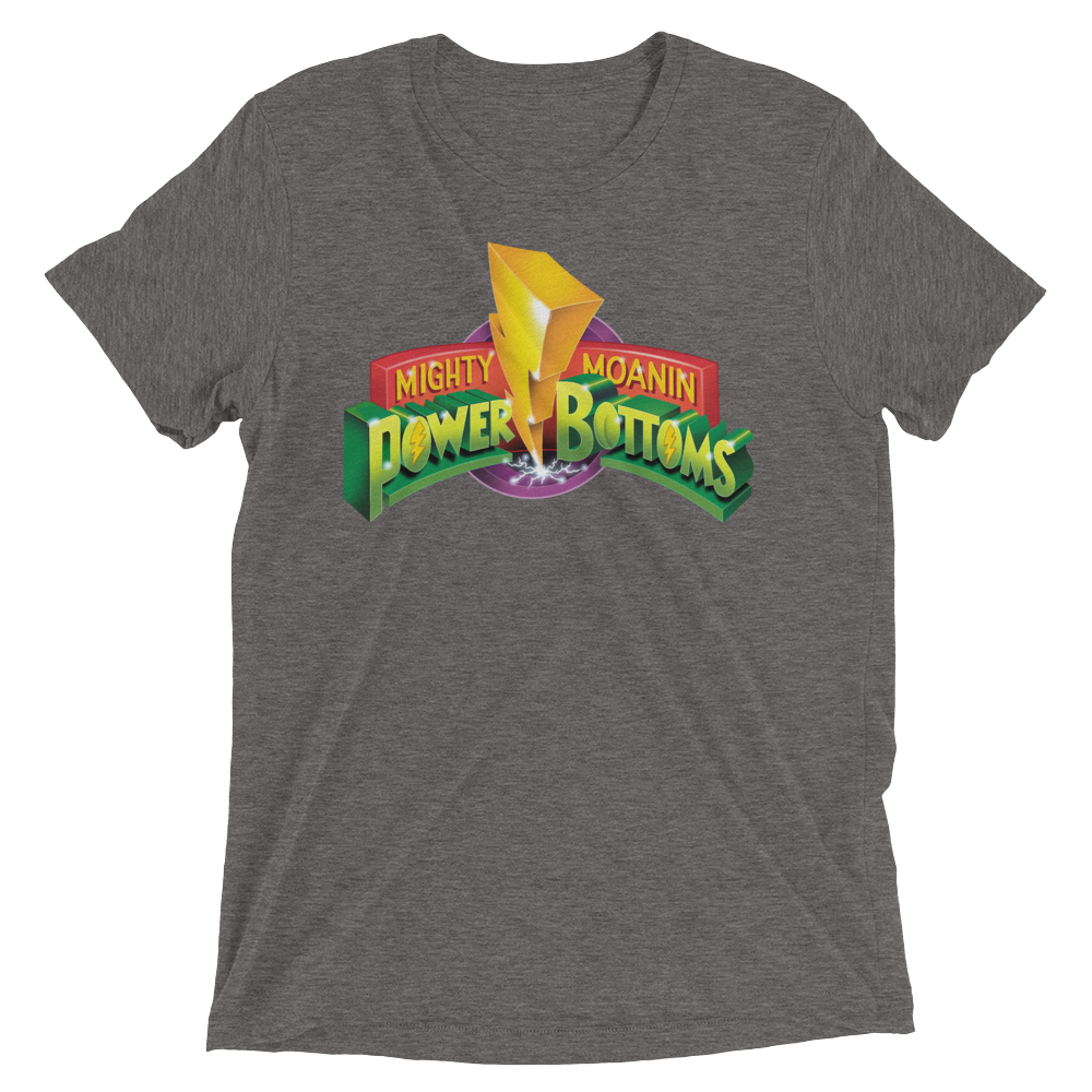 Mighty Moanin' Power Bottoms (Triblend)-Triblend T-Shirt-Swish Embassy