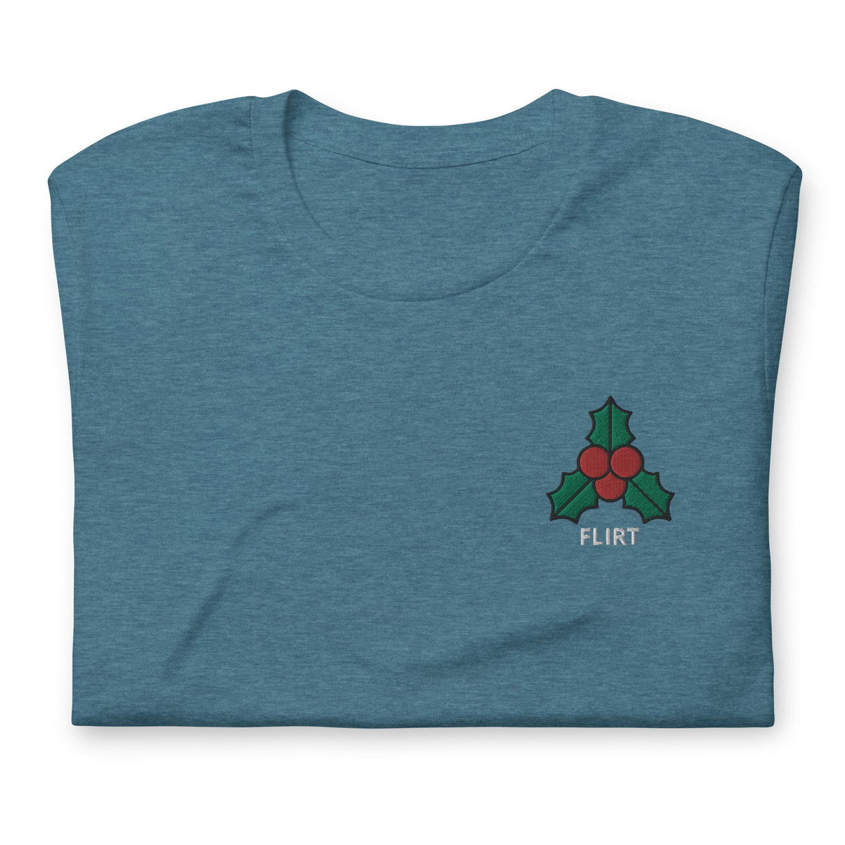 Mistletoe (Flirt)-Christmas T-Shirts-Swish Embassy
