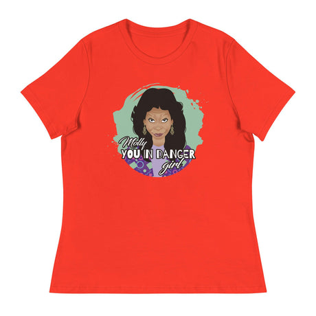 Molly You in Danger Girl (Women's Relaxed T-Shirt)-Women's T-Shirts-Swish Embassy