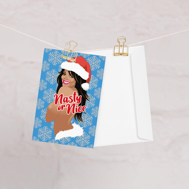 Nasty or Nice (Greeting card)-Christmas Card-Swish Embassy