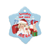 Naughty Not Nice (Ceramic ornament)-Swish Embassy
