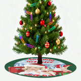 Naughty Not Nice (Tree Skirt)-Tree Skirts-Swish Embassy