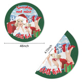 Naughty Not Nice (Tree Skirt)-Tree Skirts-Swish Embassy