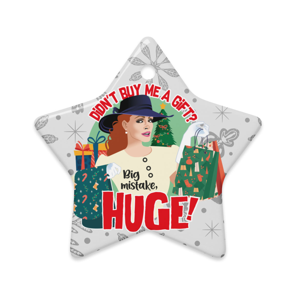 No Gift Big Mistake (Ceramic ornament)-Swish Embassy