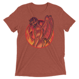 Not Today Satan (Triblend)-Triblend T-Shirt-Swish Embassy