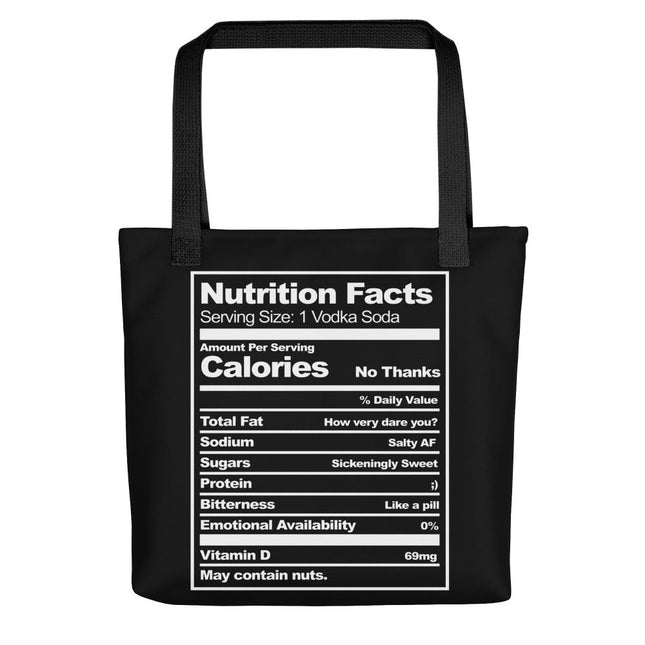 Nutritional Facts (Tote bag)-Bags-Swish Embassy