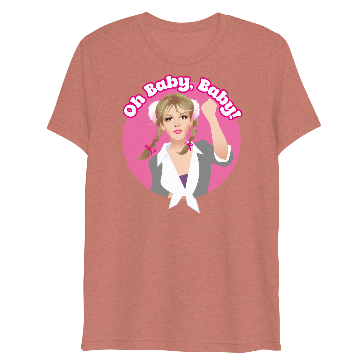 Oh Baby (Triblend)-Triblend T-Shirt-Swish Embassy