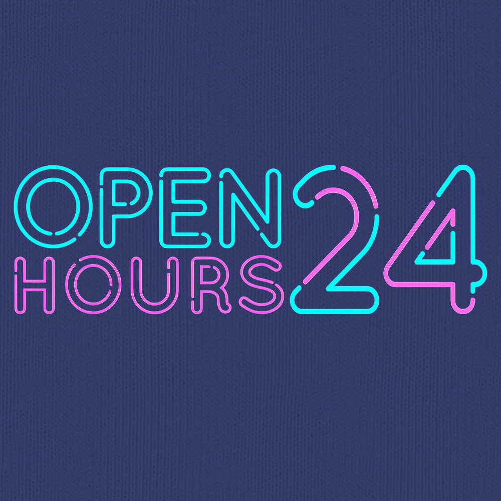 Open 24 Hours-T-Shirts-Swish Embassy