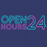 Open 24 Hours-T-Shirts-Swish Embassy