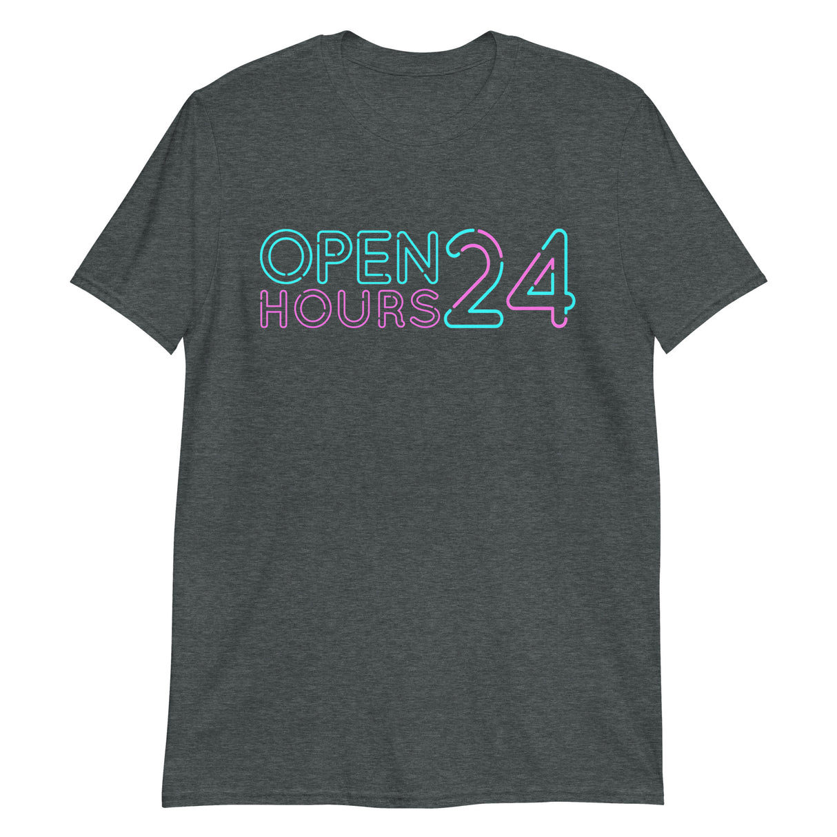 Open 24 Hours (Text Shirt)-Text Shirt-Swish Embassy