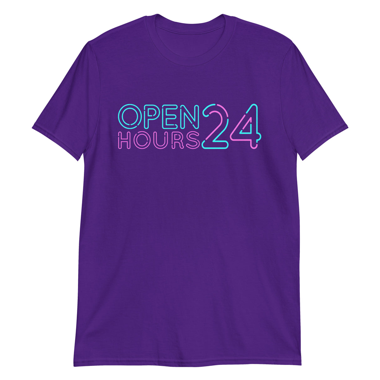 Open 24 Hours (Text Shirt)-Text Shirt-Swish Embassy