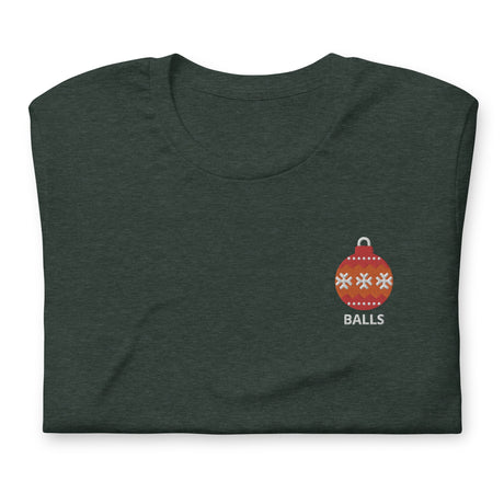 Ornaments (Balls)-Christmas T-Shirts Embroidery-Swish Embassy