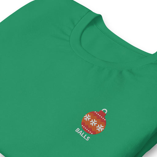 Ornaments (Balls)-Christmas T-Shirts Embroidery-Swish Embassy