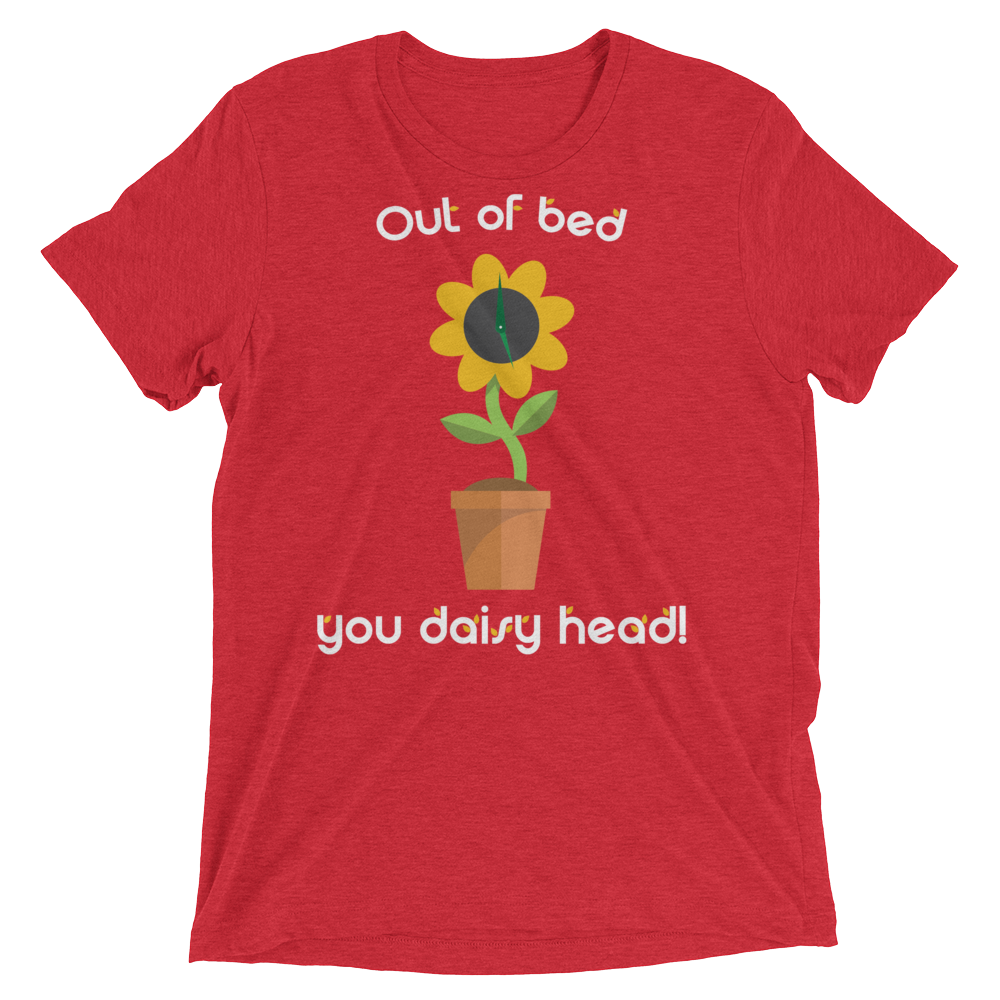 Out of bed you daisy head (Triblend)-Triblend T-Shirt-Swish Embassy