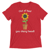 Out of bed you daisy head (Triblend)-Triblend T-Shirt-Swish Embassy