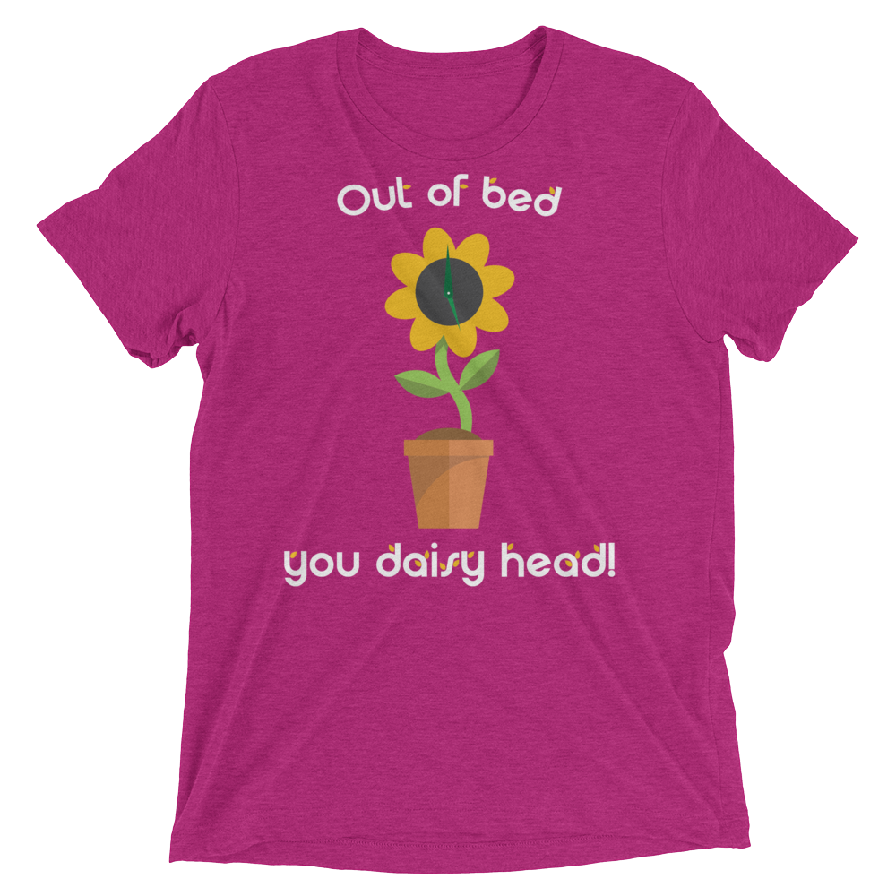 Out of bed you daisy head (Triblend)-Triblend T-Shirt-Swish Embassy