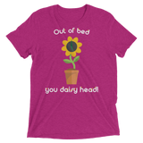 Out of bed you daisy head (Triblend)-Triblend T-Shirt-Swish Embassy