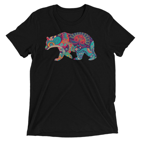 Paisley Bear (Triblend)-Triblend T-Shirt-Swish Embassy