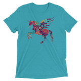 Paisley Pegacorn (Triblend)-Triblend T-Shirt-Swish Embassy