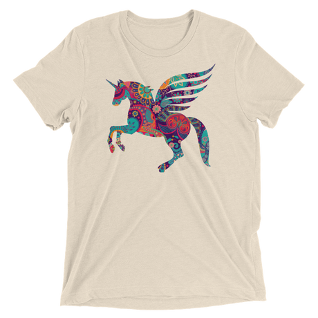 Paisley Pegacorn (Triblend)-Triblend T-Shirt-Swish Embassy