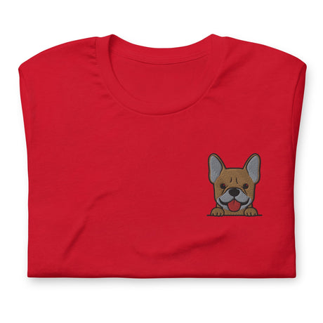 Pardon My Frenchie (Embroidered T-Shirt)-Embroidered T-Shirts-Swish Embassy