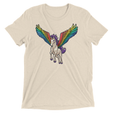 Pegasus Takes Flight (Triblend)-Triblend T-Shirt-Swish Embassy