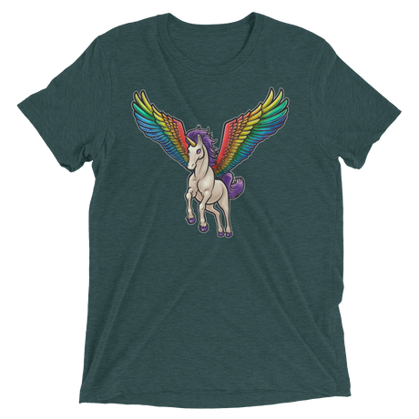 Pegasus Takes Flight (Triblend)-Triblend T-Shirt-Swish Embassy