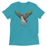 Pegasus Takes Flight (Triblend)-Triblend T-Shirt-Swish Embassy