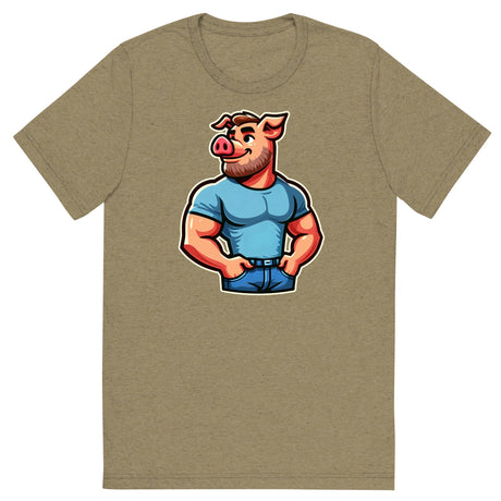 Pig Daddy (Triblend)-Triblend T-Shirt-Swish Embassy