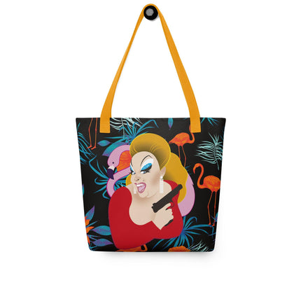 Pink Bird (Tote bag)-Bags-Swish Embassy